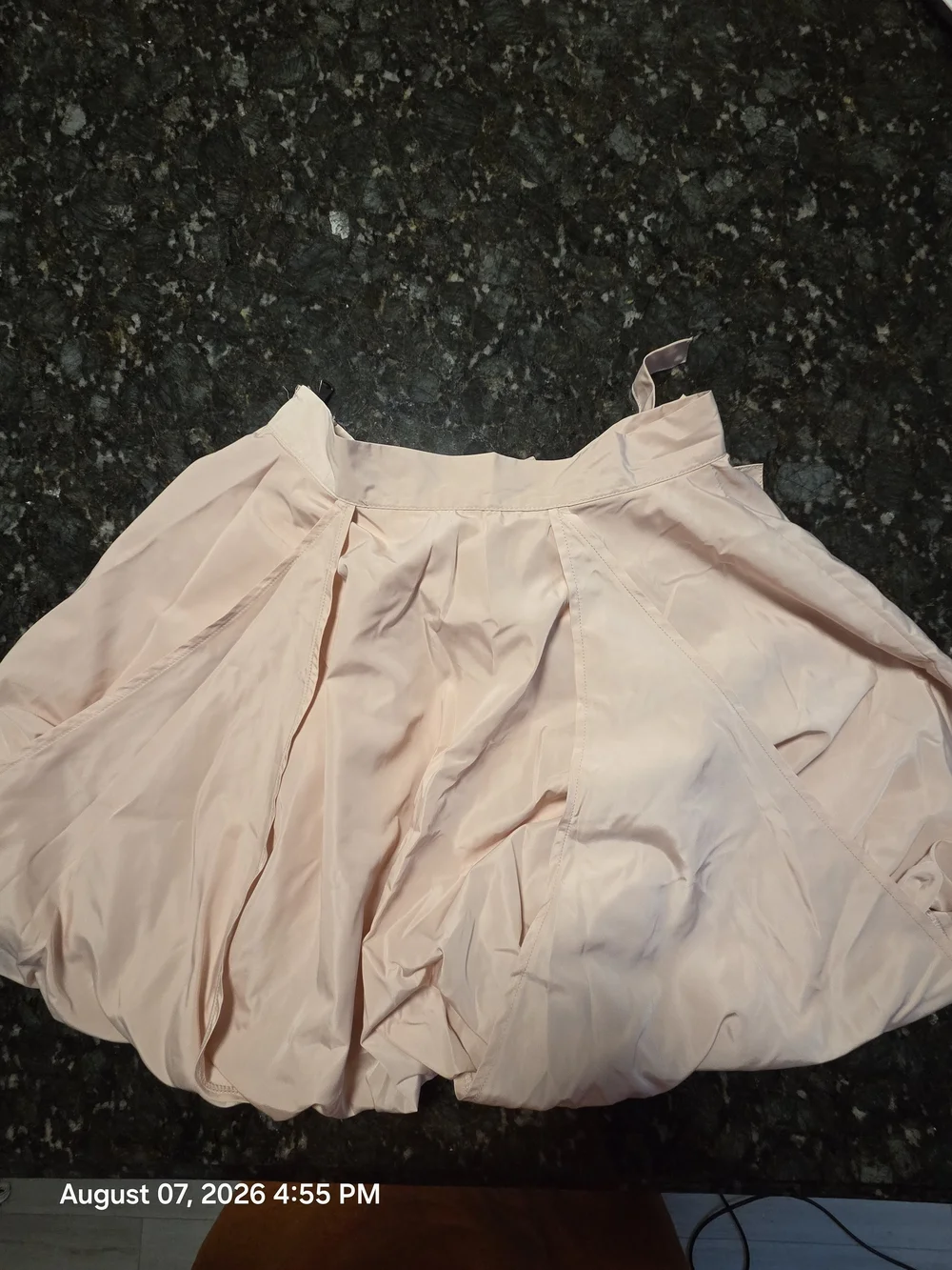 Forever 21 Light Pink Bubble A-Line Skirt